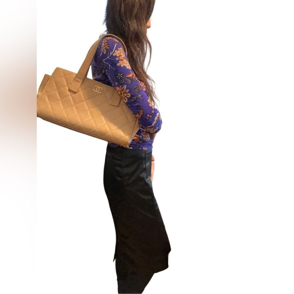 Chanel wild stitch tote bag